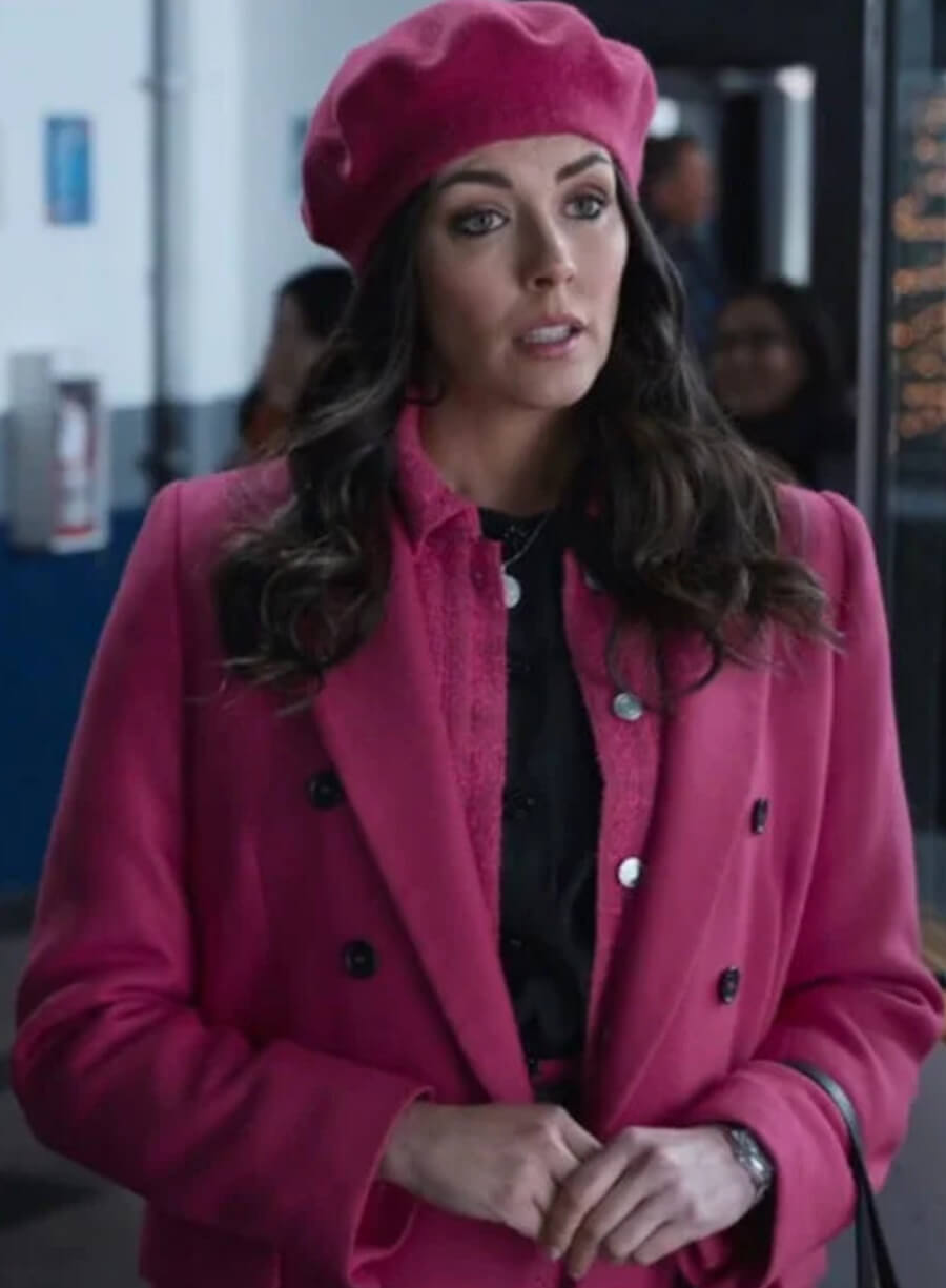 Evie Lane A Reason For The Season 2024 Pink Coat