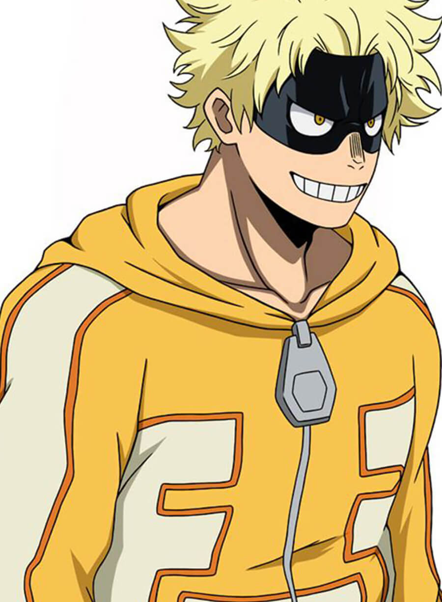 Fat Gum My Hero Academia Yellow Hooded Jacket