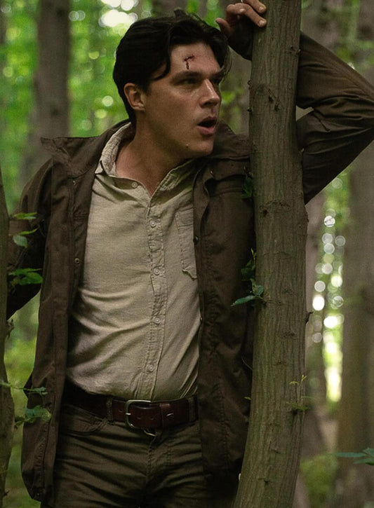 Finn Wittrock Don't Move 2024 Brown Jacket