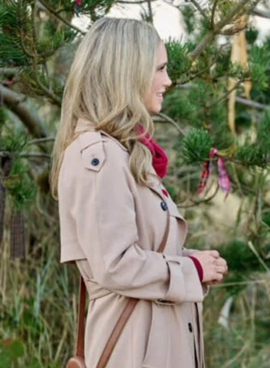 Fiona Gubelmann Tis The Season To Be Irish Beige Coat