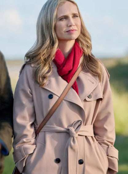 Fiona Gubelmann Tis The Season To Be Irish Beige Coat