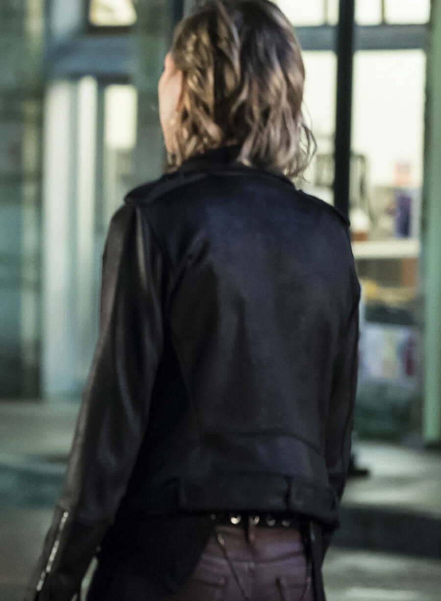 Freya Mikaelson The Originals Black Biker Leather Jacket