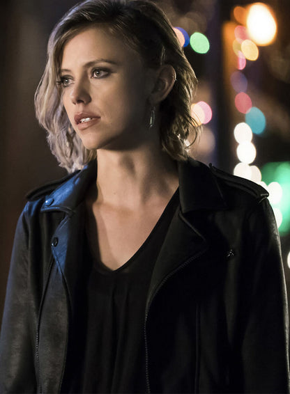 Freya Mikaelson The Originals Black Biker Leather Jacket