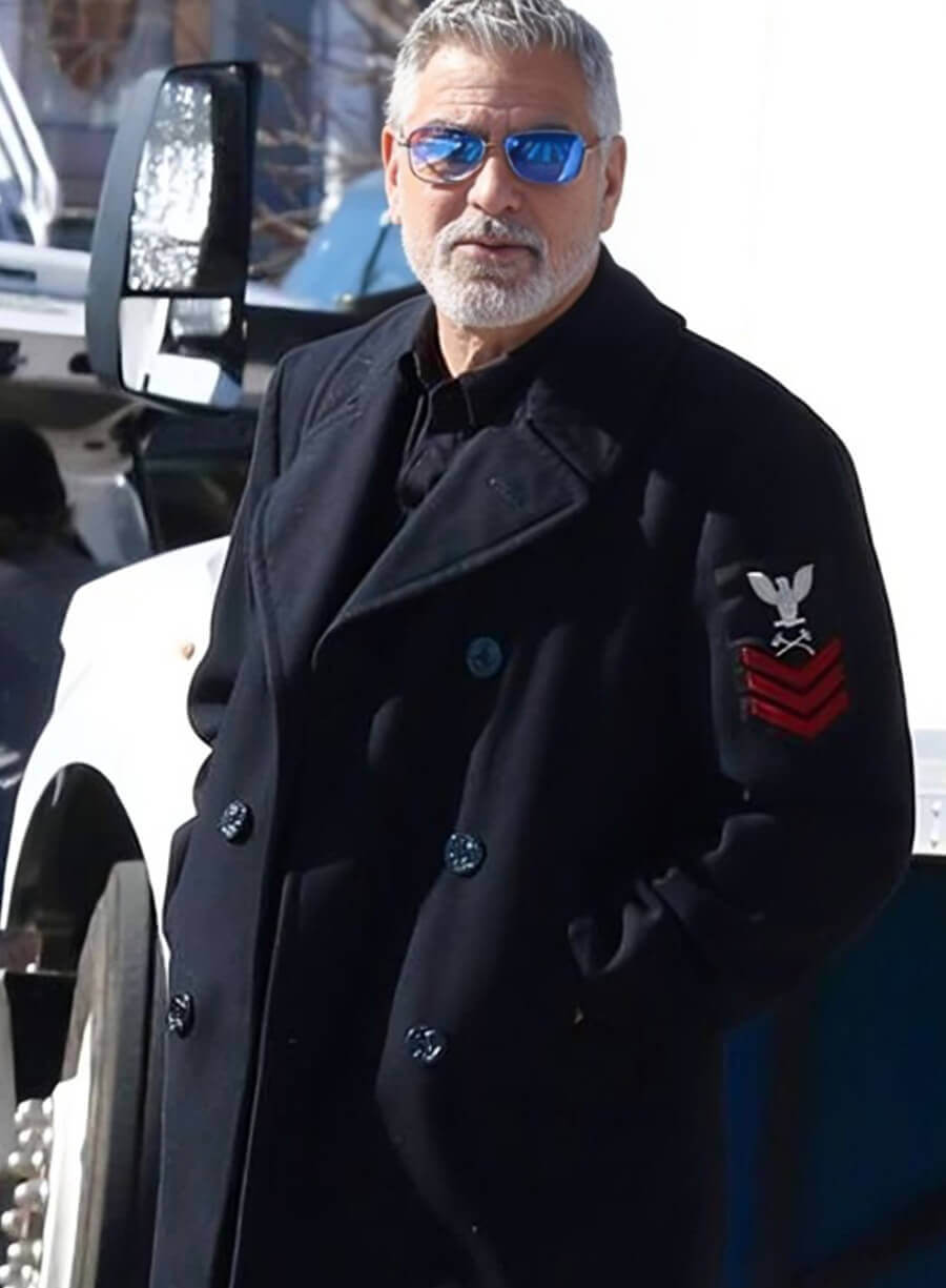 George Clooney Wolfs 2024 Black Coat