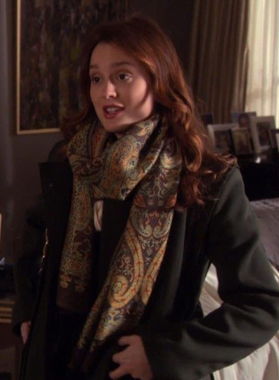 Gossip Girl Blaire Waldorf Green Wool Coat