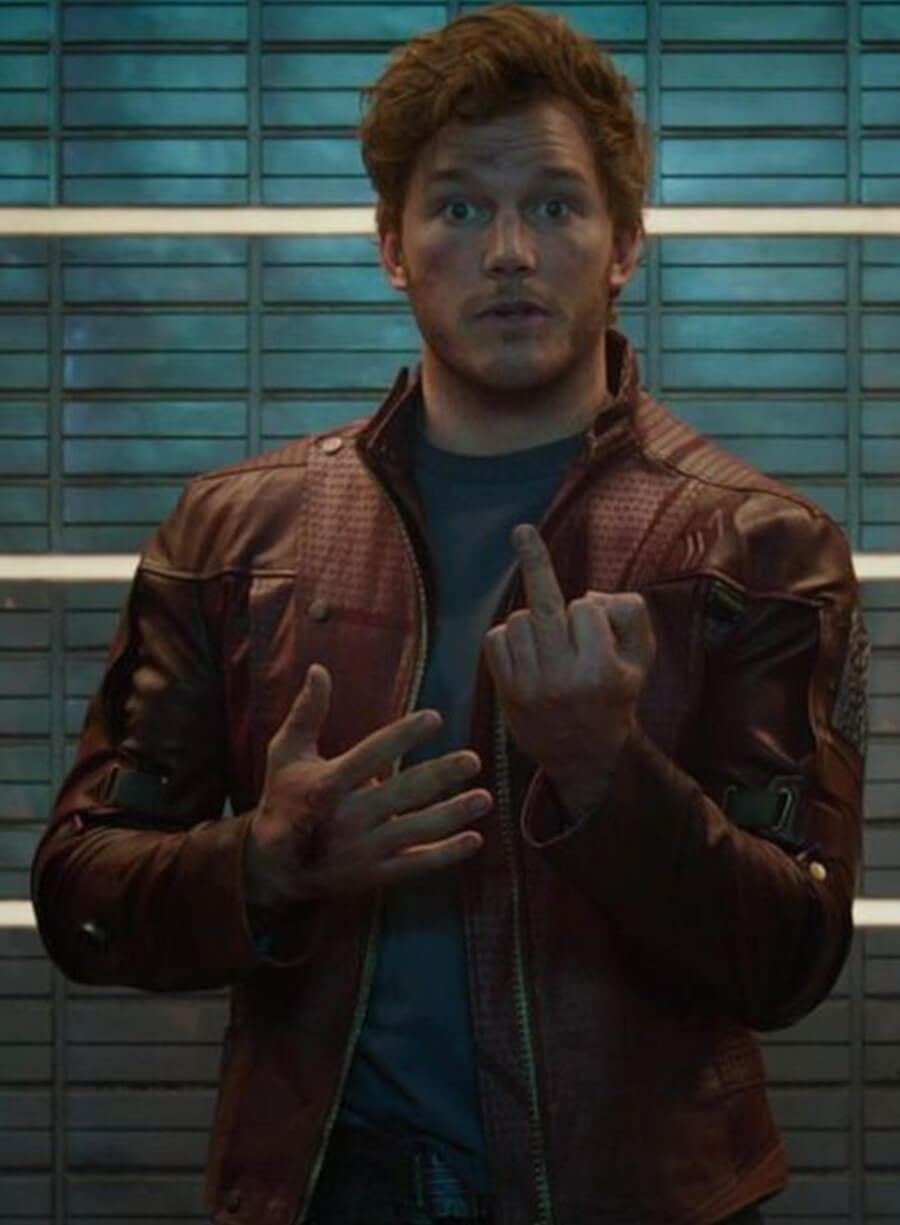 Guardians of the Galaxy Star Lord Brown Leather Jacket