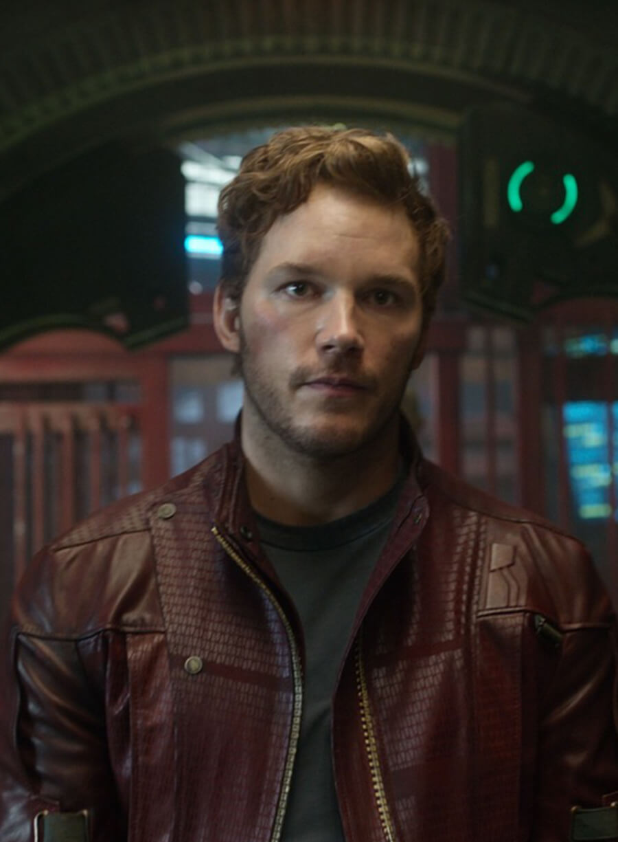 Guardians of the Galaxy Star Lord Brown Leather Jacket