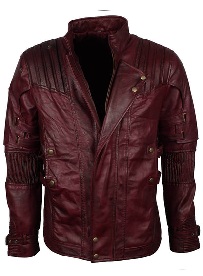 Guardian Of The Galaxy Star Lord Leather Jacket