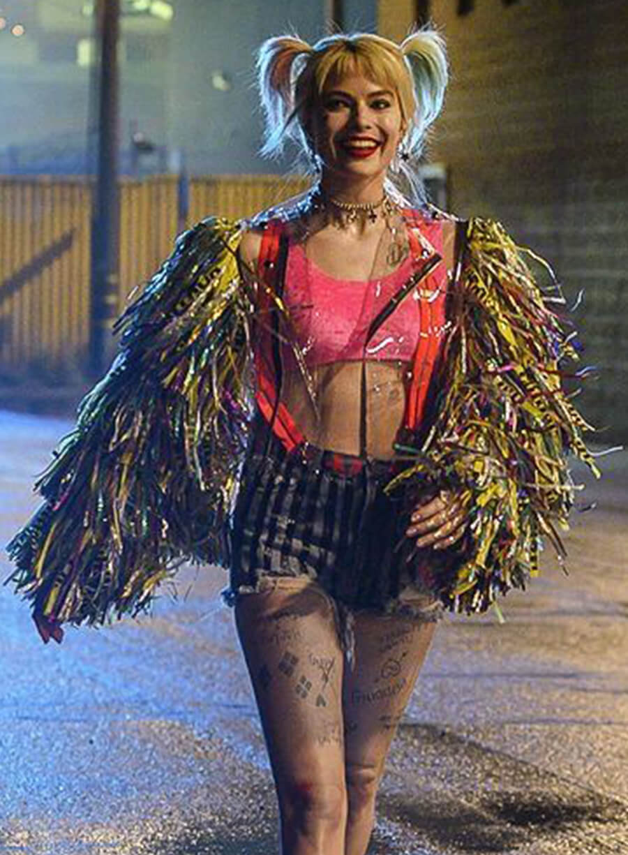 Harley Quinn Birds of Prey Fringed Jacket