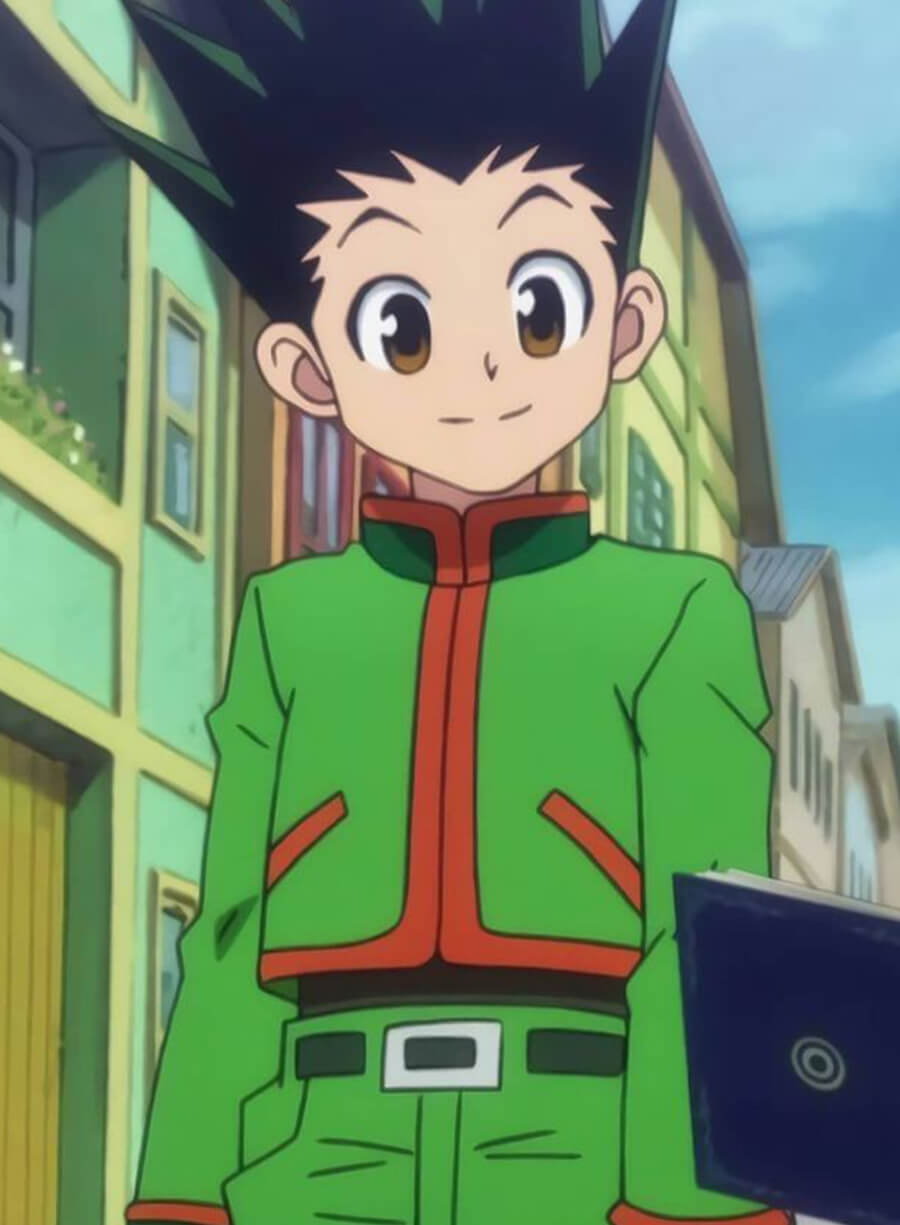 Hunter × Hunter Gon Freecss Green Leather Jacket