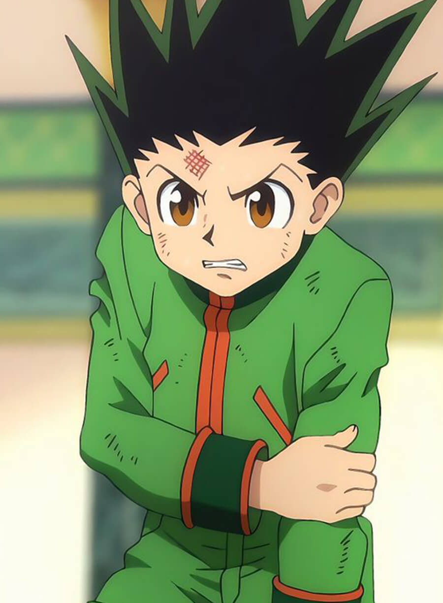 Hunter × Hunter Gon Freecss Green Leather Jacket