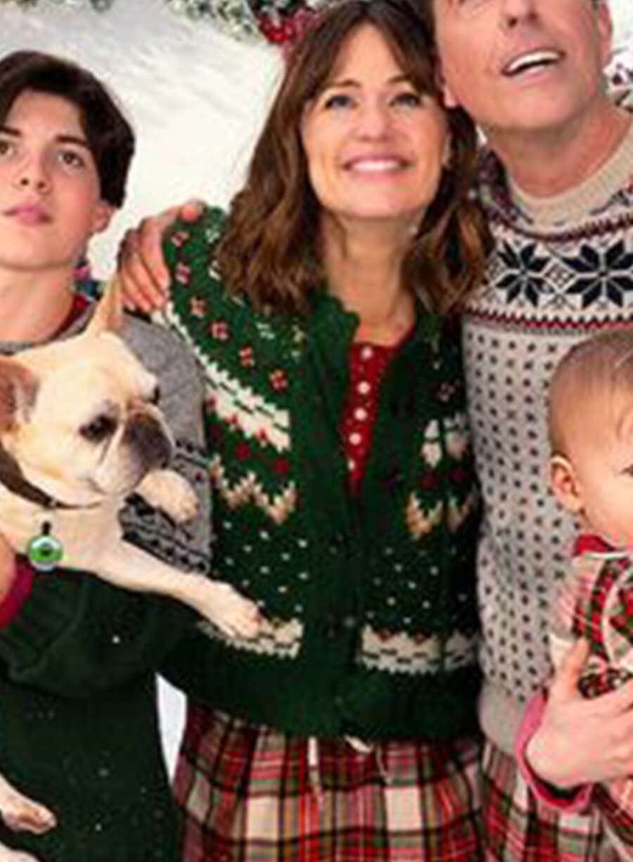 Jess Walker Family Switch Green Christmas Cardigan