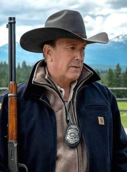 John Dutton Yellowstone Blue Jacket