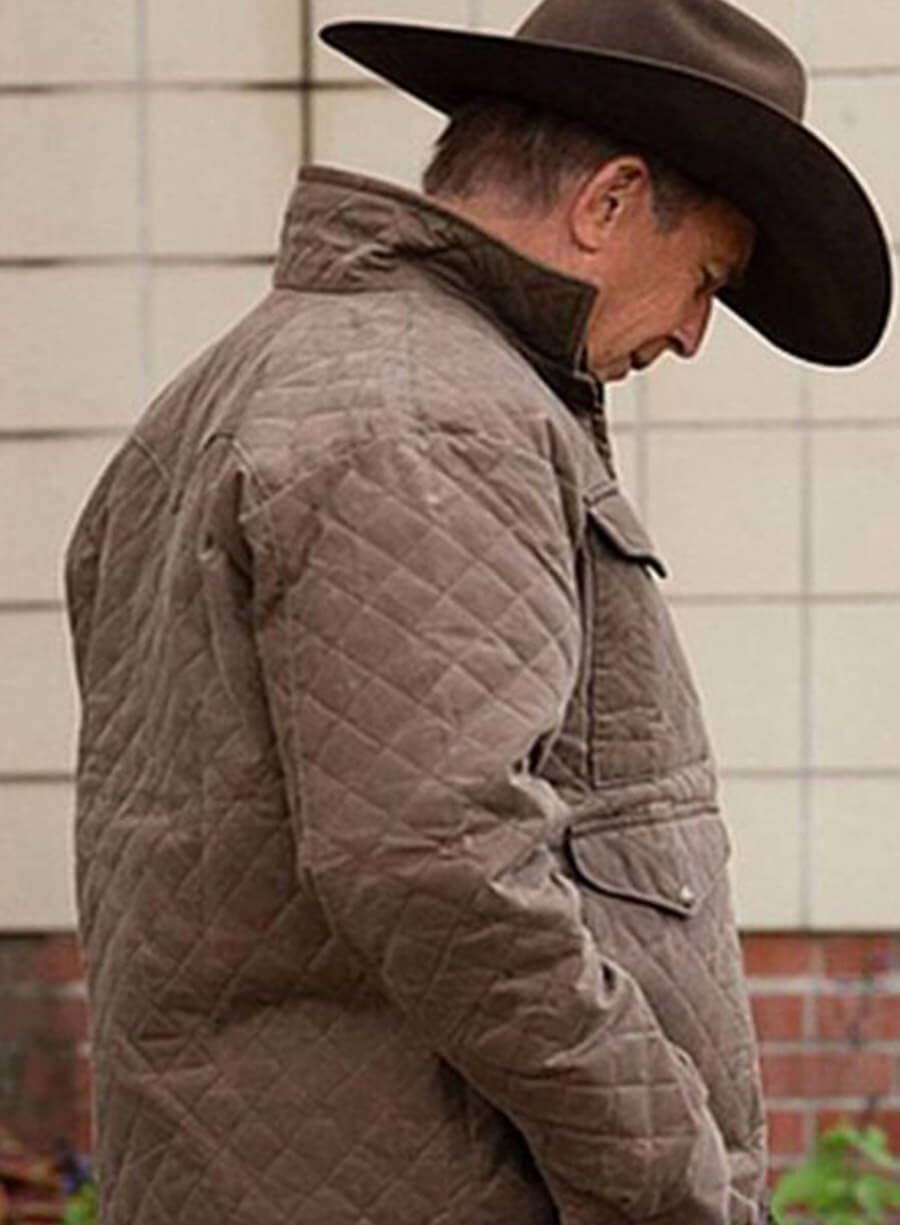 John Dutton Brown Quilted Jacket