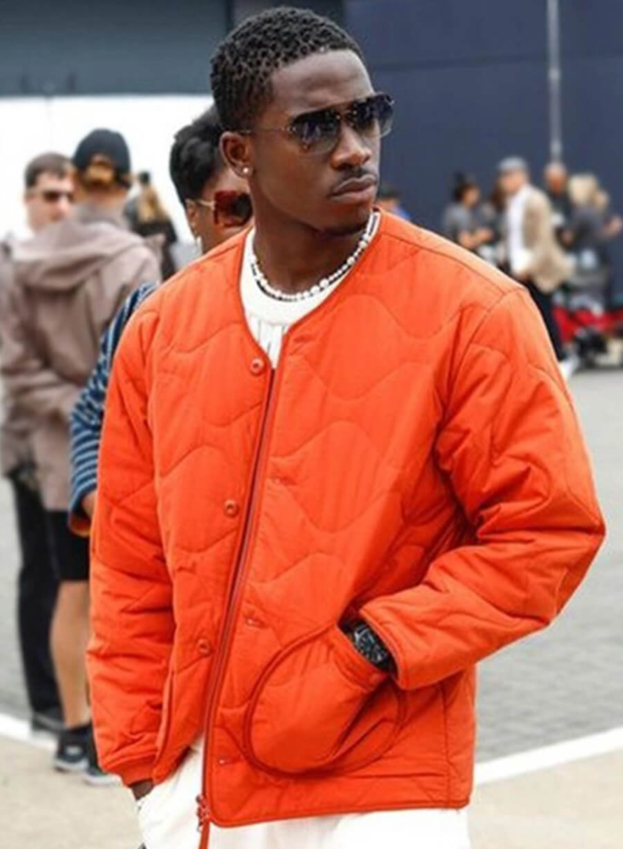 Joshua Pearce F1 2025 Orange Bomber Jacket