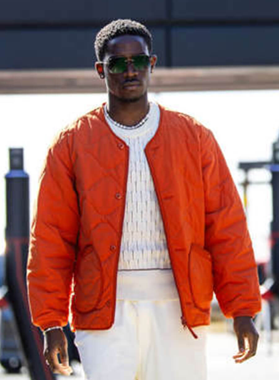 Joshua Pearce F1 2025 Orange Bomber Jacket