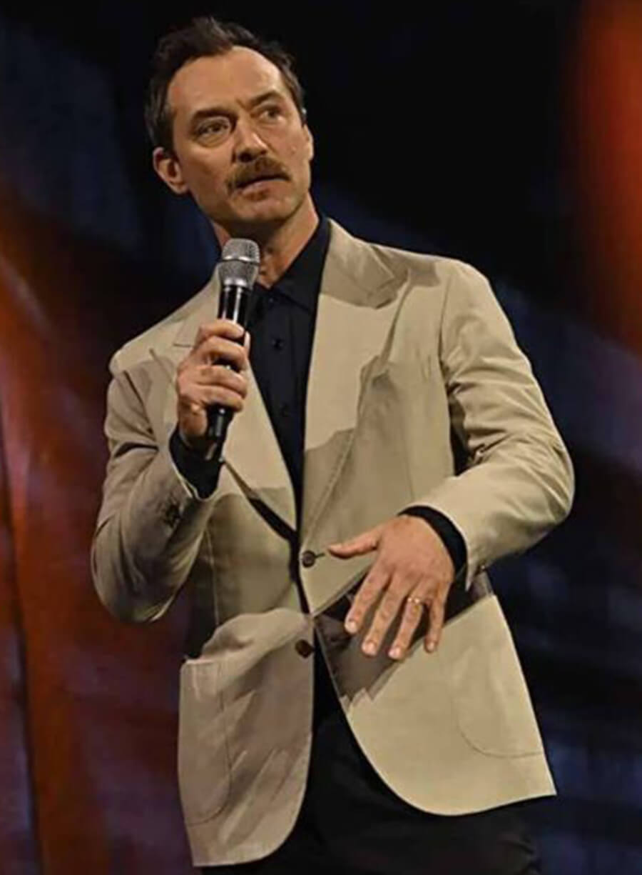 Jude Law Beige Blazer