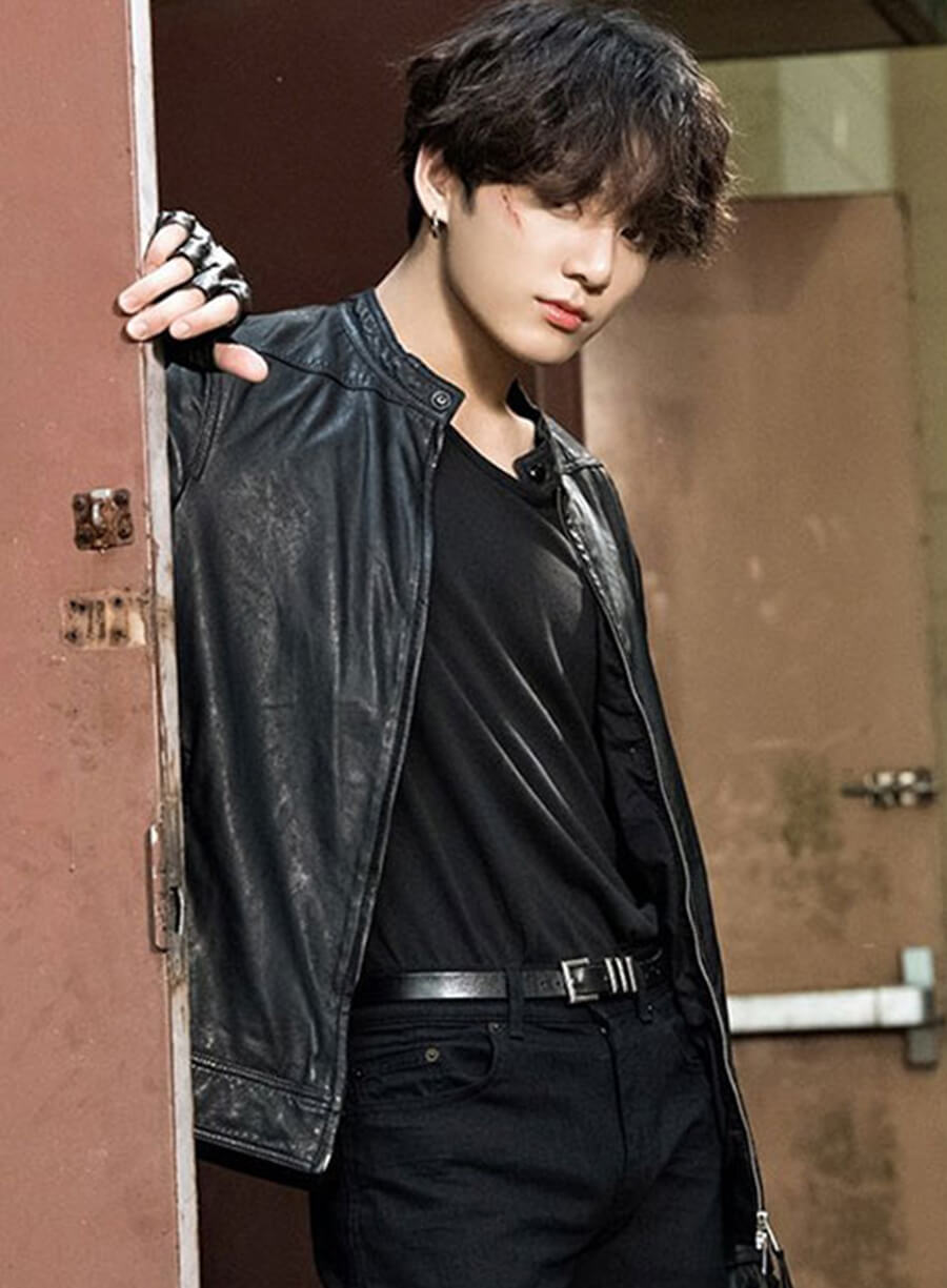 Jungkook Leather Jacket