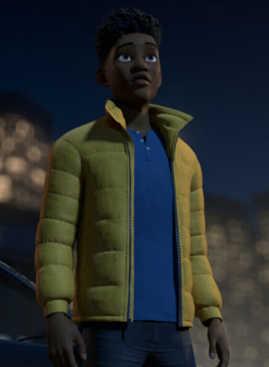 Jurassic World: Chaos Theory Darius Bowman Yellow Puffer Jacket