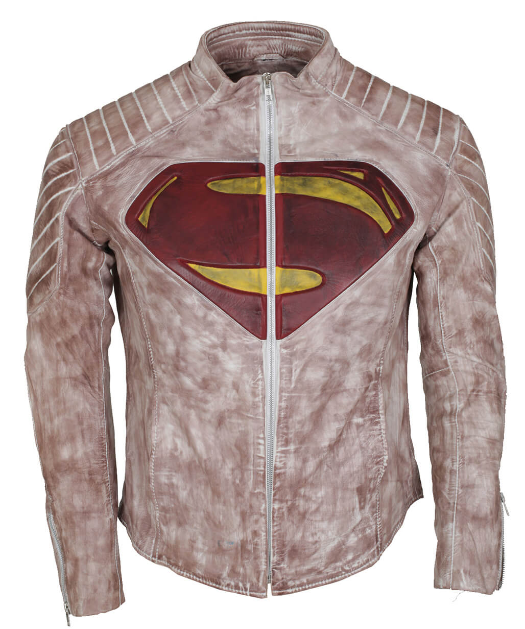 Superman White Waxed Jacket