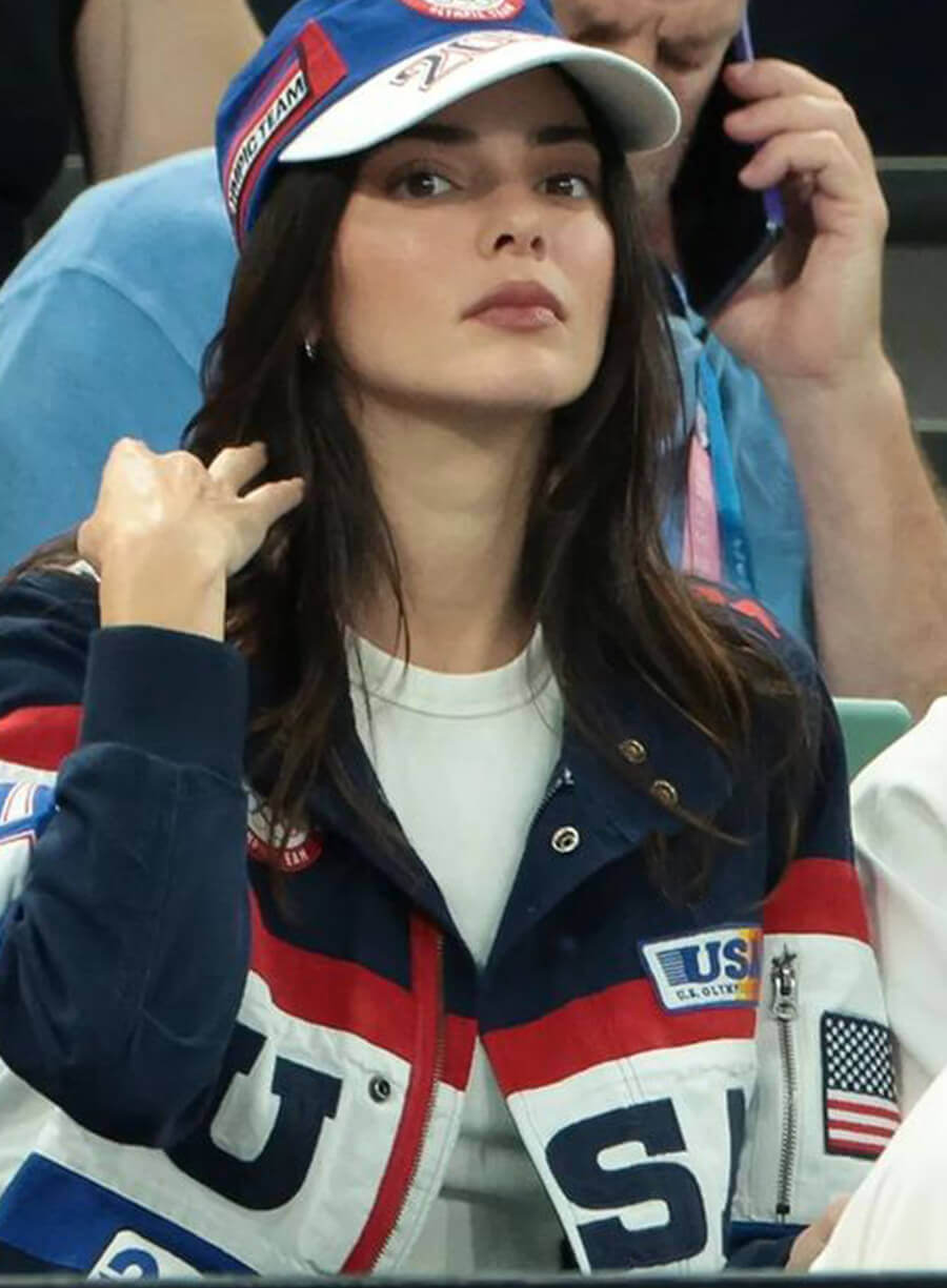 Kendall Jenner Paris Olympics 2024 USA Jacket