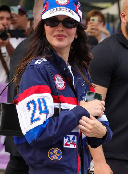 Kendall Jenner Paris Olympics 2024 USA Jacket