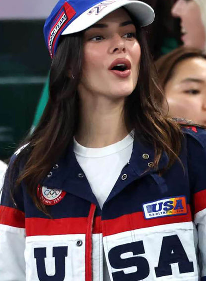 Kendall Jenner Paris Olympics 2024 USA Jacket