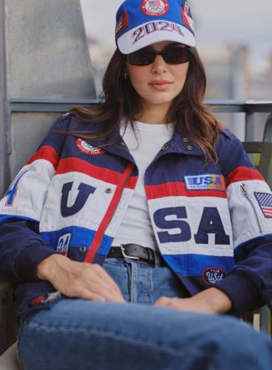 Kendall Jenner Paris Olympics 2024 USA Jacket