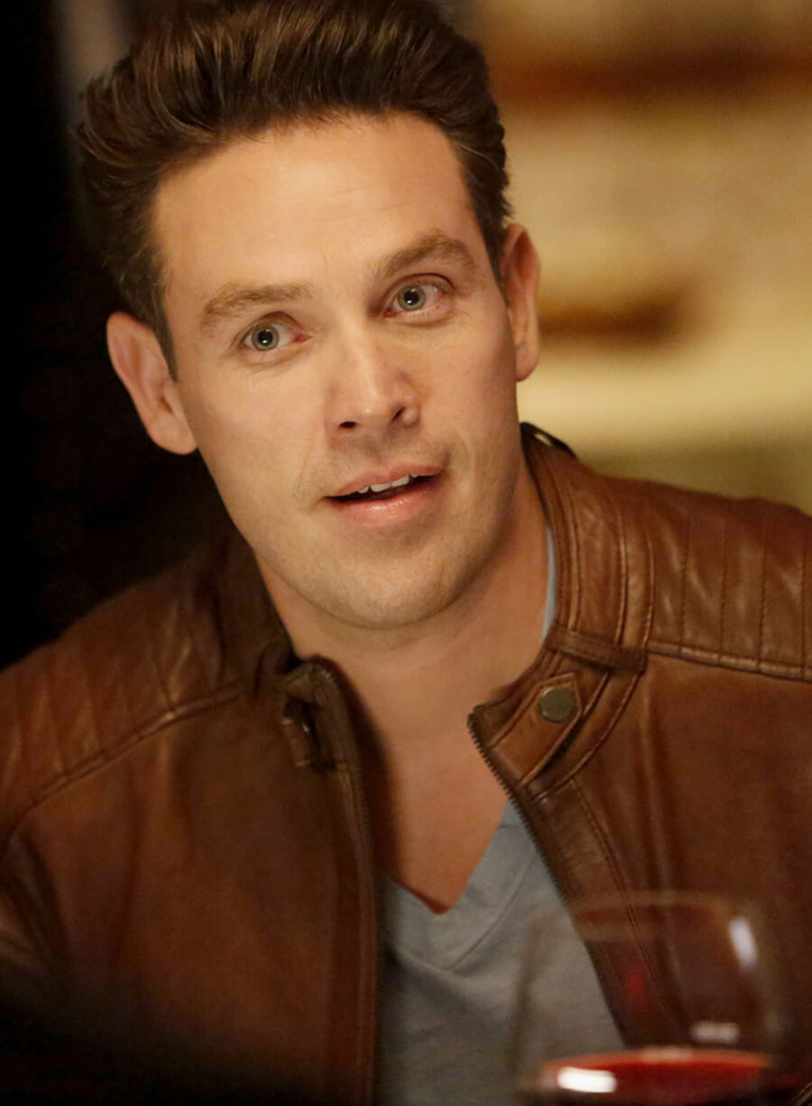 Kevin Alejandro Dan Lucifer S01 Brown Leather Jacket