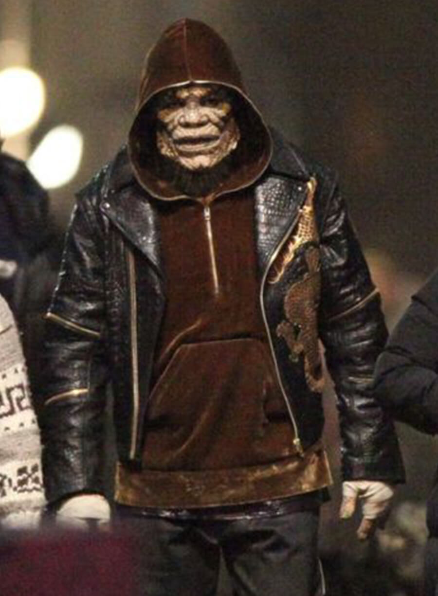 Killer Croc The Suicide Squad Black Leather Jacket