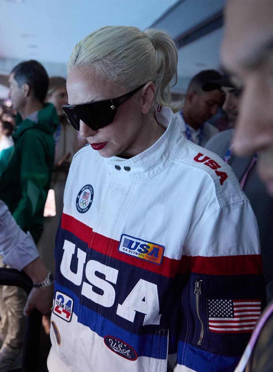 Lady Gaga Paris Olympics 2024 USA Jacket