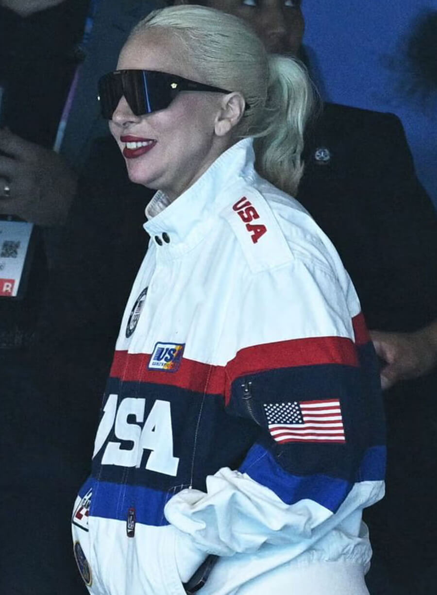 Lady Gaga Paris Olympics 2024 USA Jacket