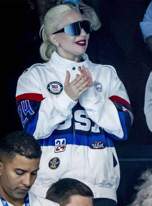 Lady Gaga Paris Olympics 2024 USA Jacket