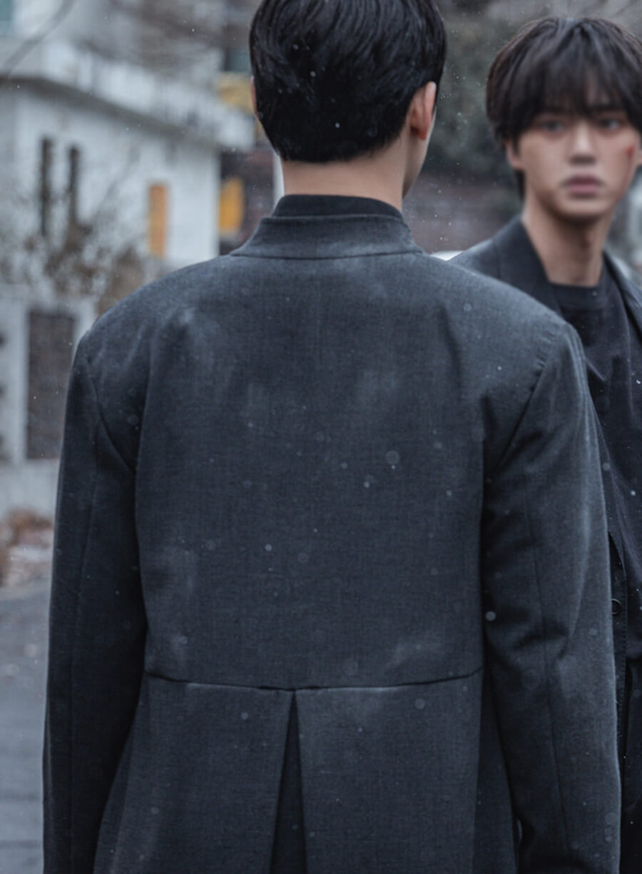 Lee Eun-Hyuk Sweet Home Black Coat