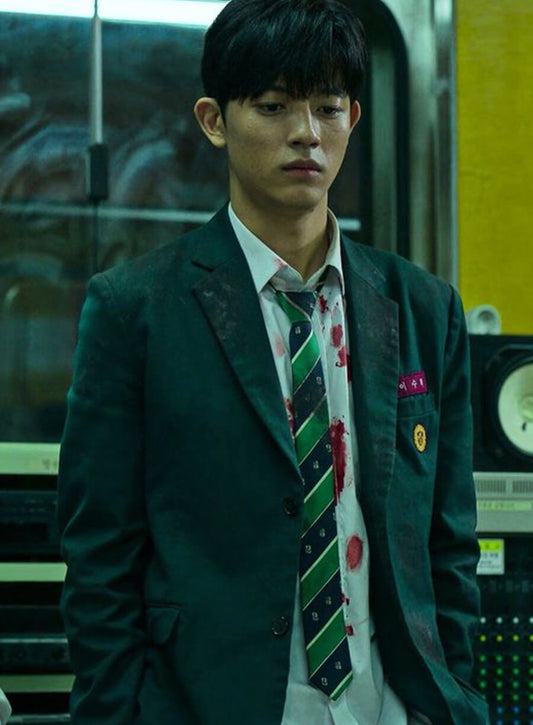 Lee Su-hyeok All of Us Are Dead Green Blazer