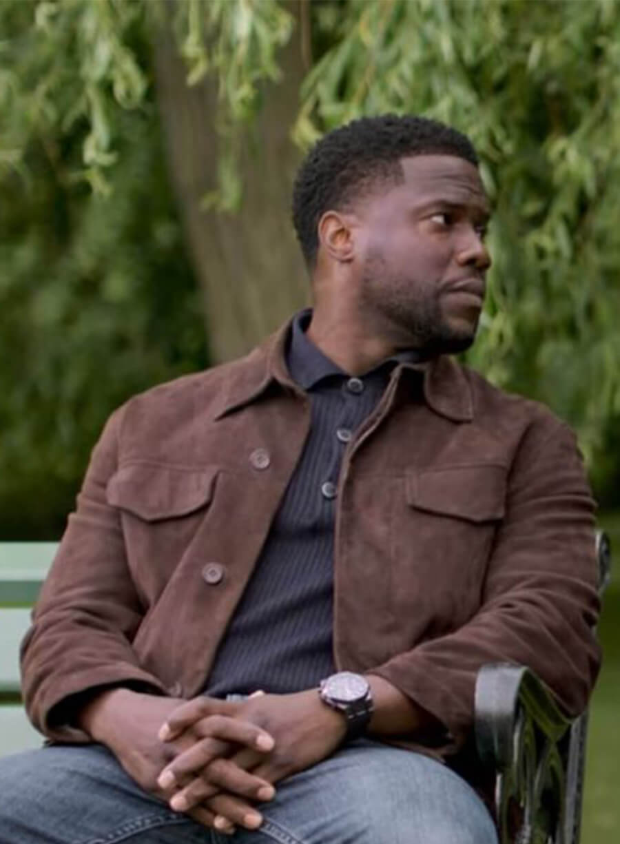 Kevin Hart Suede Leather Jacket