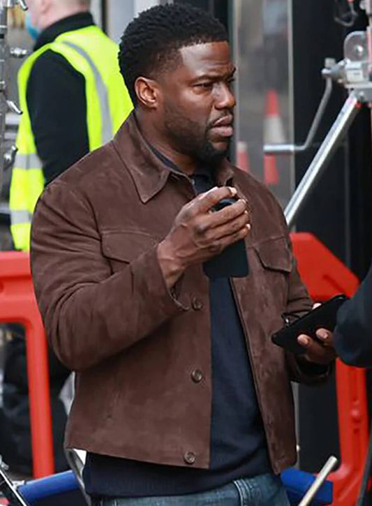 Kevin Hart Suede Leather Jacket