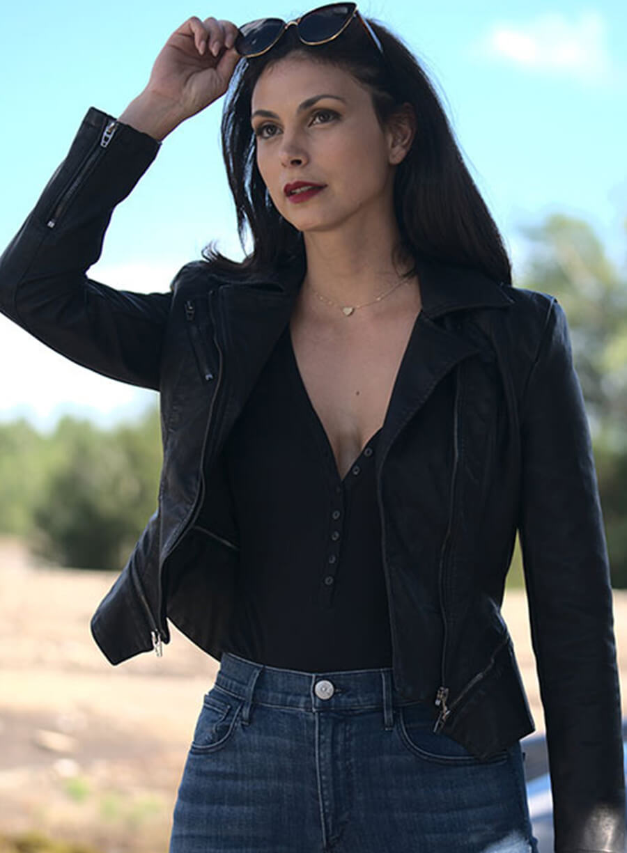 Lorena Nascimento Last Looks Black Biker Leather Jacket