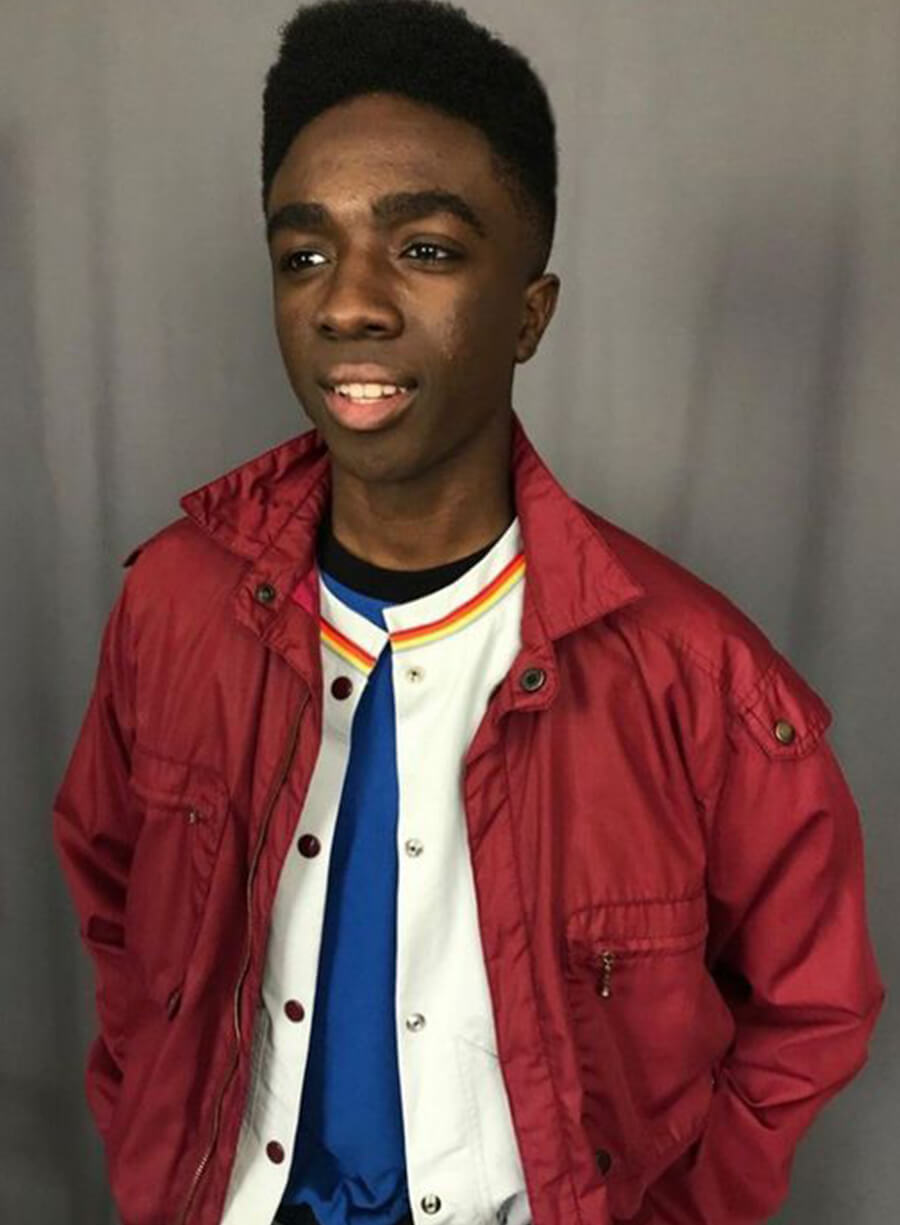 Lucas Sinclair Stranger Things S4 Cotton Maroon Jacket