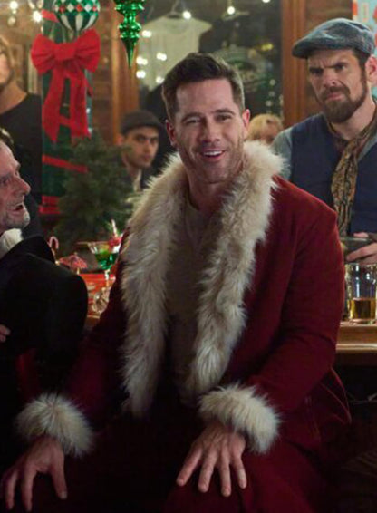 Luke Macfarlane Catch Me if You Claus Red Coat