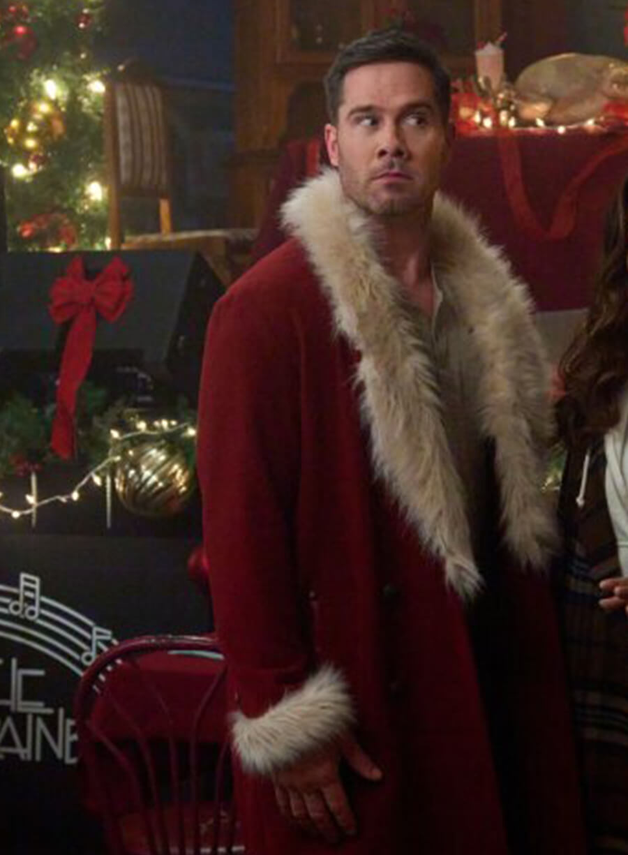 Luke Macfarlane Catch Me if You Claus Red Coat