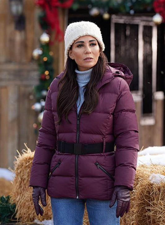 Marisol Nichols We Wish You a Married Christmas Puffer Jacket