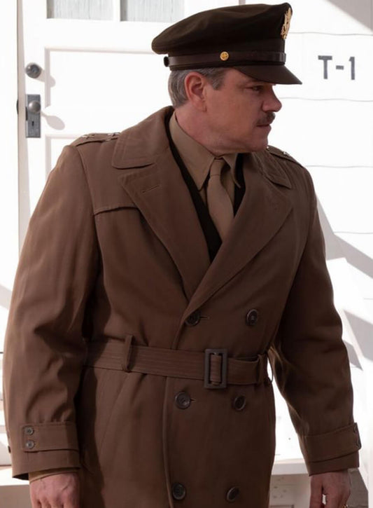 Matt Damon Oppenheimer Brown Coat