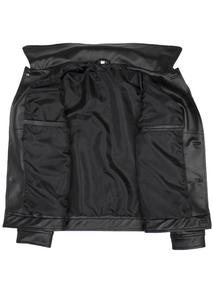 Men's Vintage Black Leather Jacket