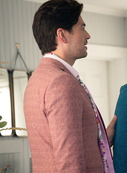 Michael Urie Shrinking Pink Blazer