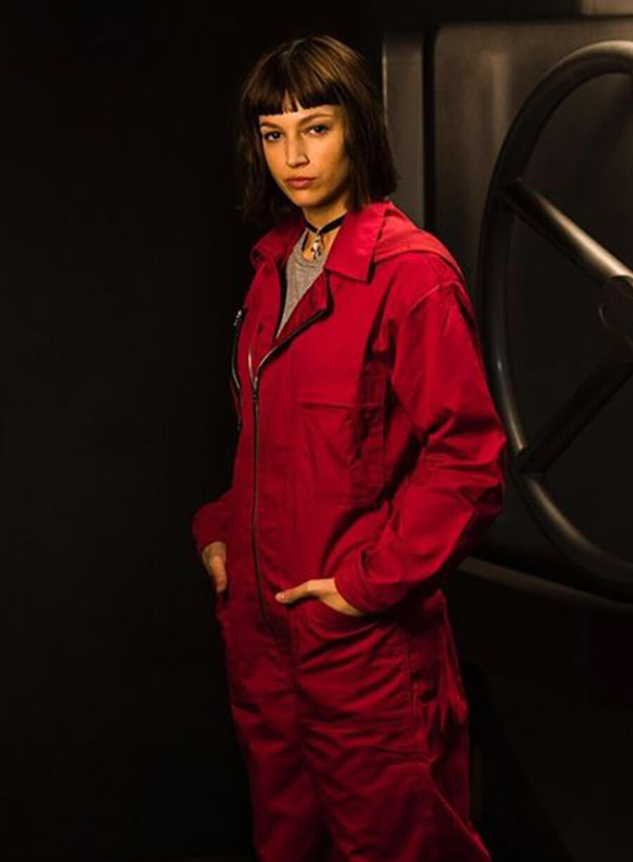 Money Heist La Casa De Papel Tokyo Red Jumpsuit