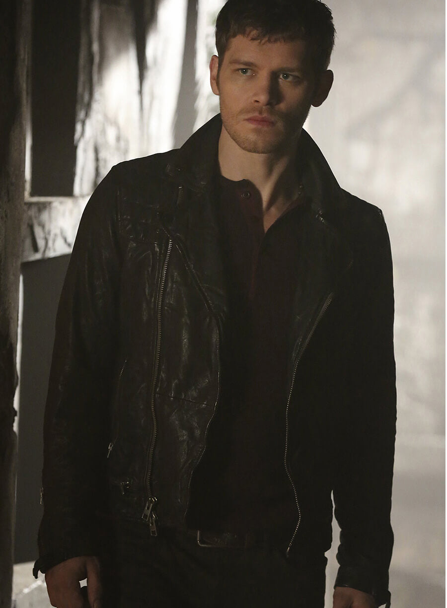 Niklaus Mikaelson The Originals S02 Black Biker Leather Jacket