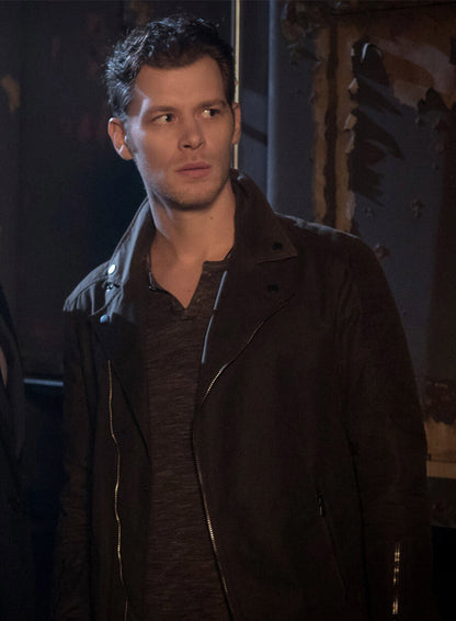 Niklaus Mikaelson The Originals S03 Brown Biker Leather Jacket