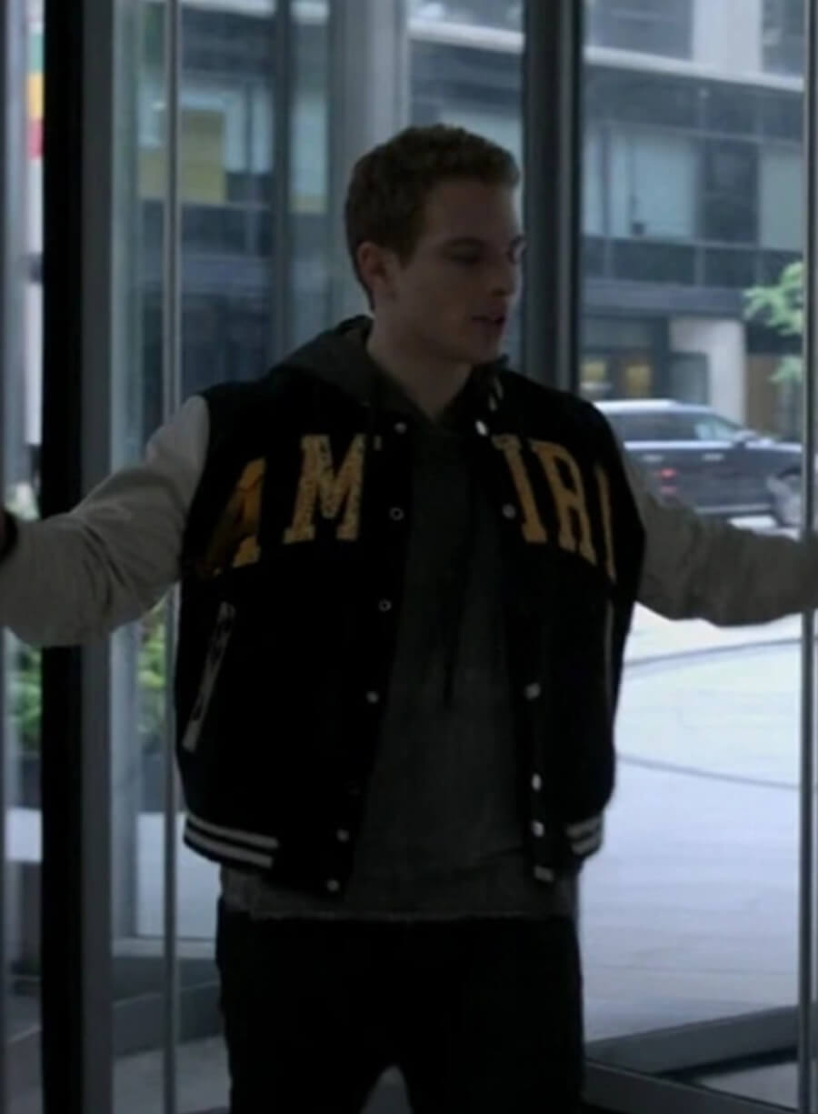 Power Book II Ghost Brayden Weston Varsity Leather Jacket