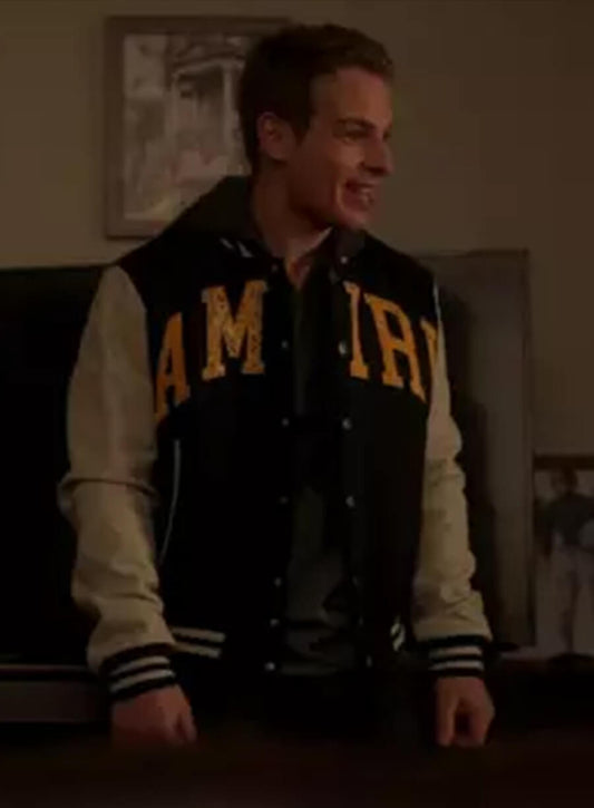 Power Book II Ghost Brayden Weston Varsity Leather Jacket